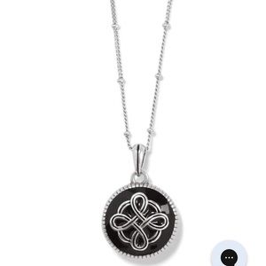 Brighton Interlok Noir Reversible Necklace